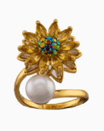 shouka Women’s Gold Flower Ring