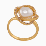 shoucka Pearly Knot Ring | Gold-Plated & Adjustable