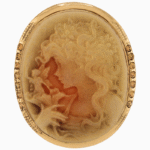 `Shooka Classic Cameo Brooch