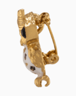 `Shooka Abalone Shell Owl Brooch