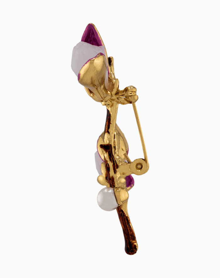 `Shooka Magnolia Flower Brooch Pin