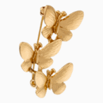 `Shooka Minimalist Triple Butterfly Brooch