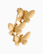 `Shooka Minimalist Triple Butterfly Brooch