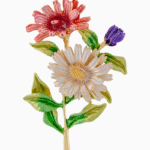 `Shooka Vintage Enamel Flower Bouquet Brooch