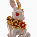 `Shooka Vintage Rabbit Brooch