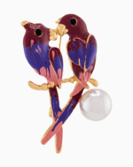 `Shooka Chic Love Birds Brooch