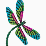 `Shooka Colorful Crystal Dragonfly Brooch