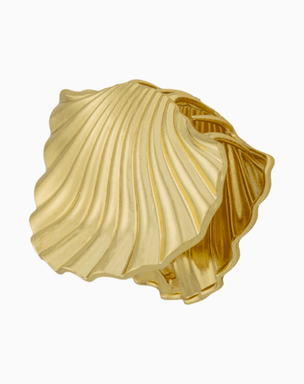 Shoucka Golden Seashell Hair Claw Clip