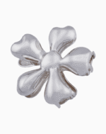 Shoucka Large Silver Flower Metal Claw Clip for Women