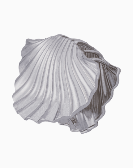 Shoucka Silver Seashell Metal Hair Claw Clip