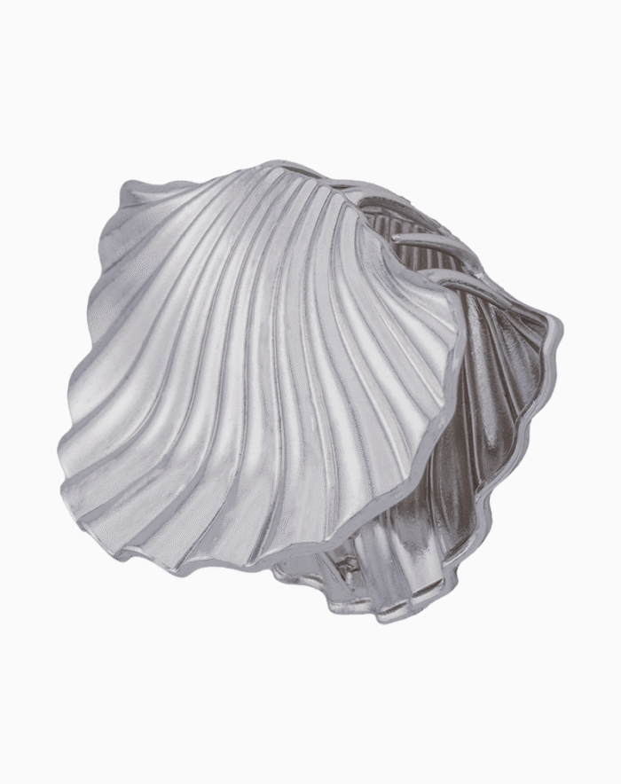 Shoucka Silver Seashell Metal Hair Claw Clip