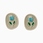 `Shooka Vintage Tulip Stud Earrings