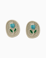 `Shooka Vintage Tulip Stud Earrings