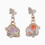 `Shooka Opal Heart & Butterfly Dangle Earrings