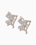 `Shooka Pink Rosebud Stud Earrings