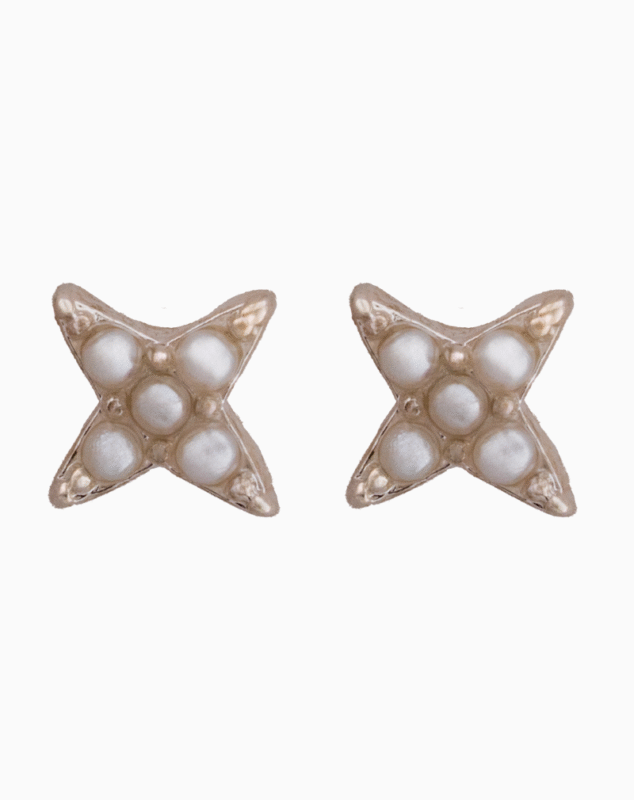 `Shooka Pearl Star Stud Earrings