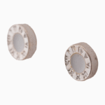 `Unisex Steel Roman Numeral Stud Earrings