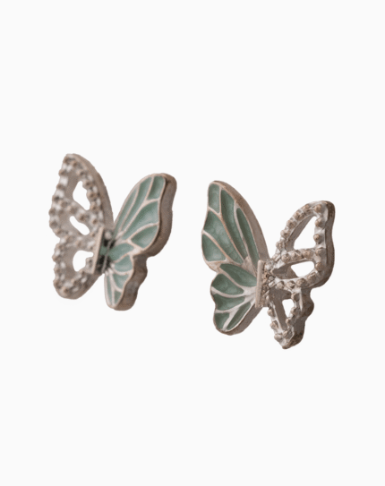`Vintage Butterfly Wing Stud Earrings