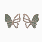`Vintage Butterfly Wing Stud Earrings
