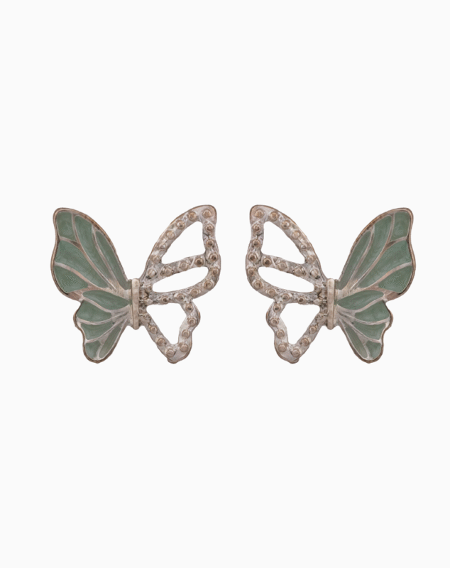 `Vintage Butterfly Wing Stud Earrings