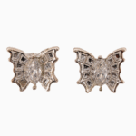 `Gothic Butterfly Stud Earrings