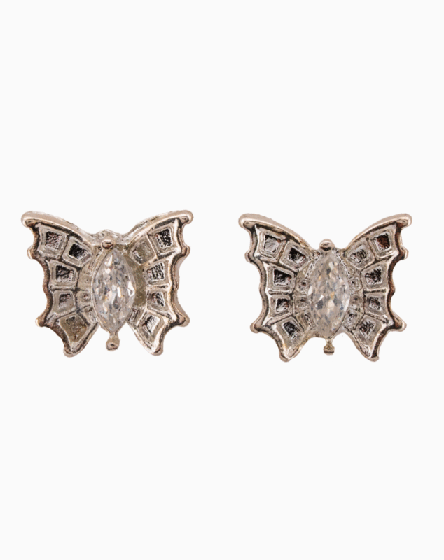 `Gothic Butterfly Stud Earrings