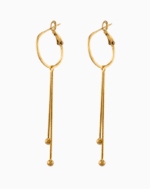 Shooka 4-in-1 Modular Gold-Plated Flower Dangle Earrings