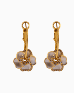 Shooka 4-in-1 Modular Gold-Plated Flower Dangle Earrings