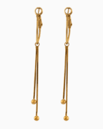 Shooka 4-in-1 Modular Gold-Plated Flower Dangle Earrings