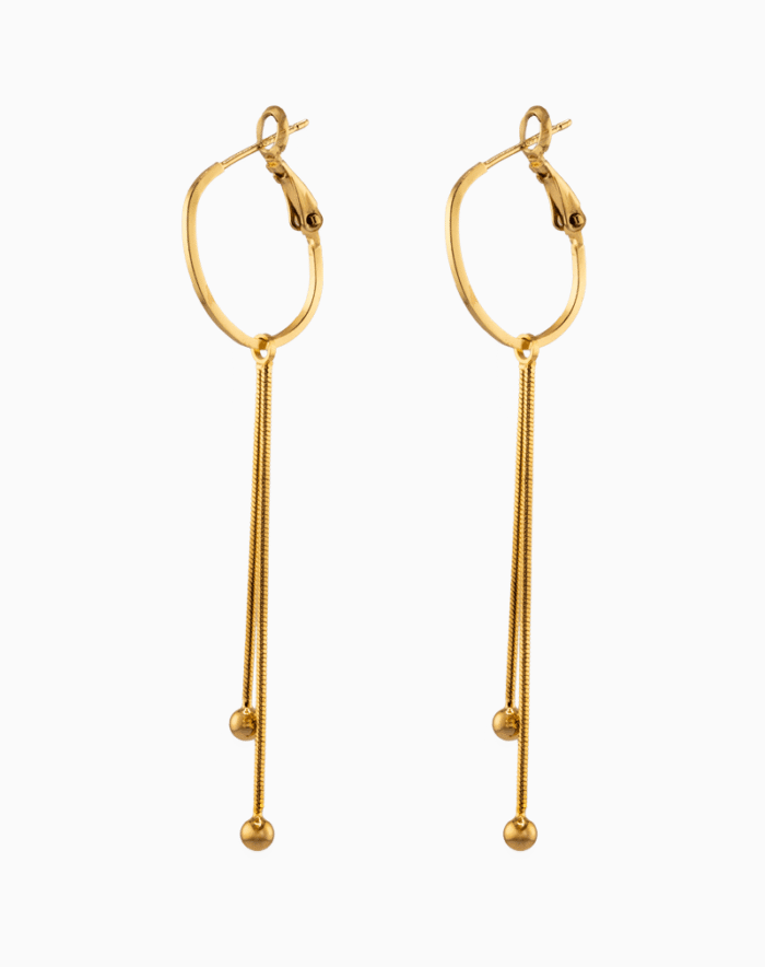 Shooka 4-in-1 Modular Gold-Plated Crystal Flower Earrings