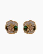 `Shooka Women’s Enamel Flower Stud Earrings