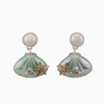`Shooka Seashell & Pearl Dangle Earrings