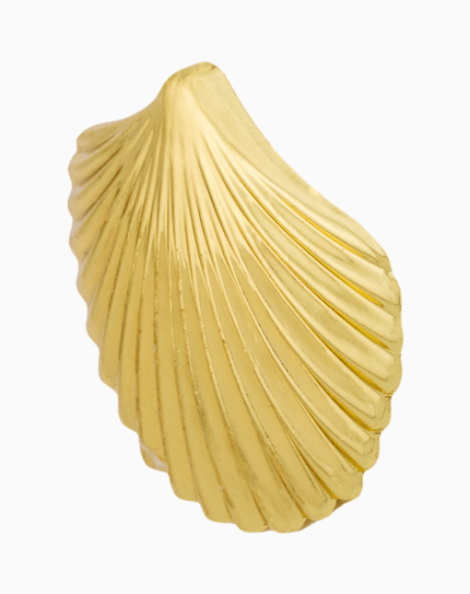 Shoucka Golden Scallop Shell Hair Clip for Women | Steel