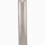 Shoucka Women's Minimalist Brushed Silver French Barrette | Steel Hair Clip