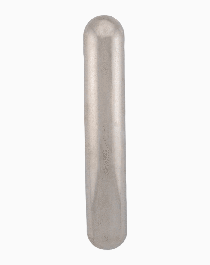 Shoucka Women's Minimalist Brushed Silver French Barrette | Steel Hair Clip