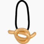 Shoucka Gallery Knot Gold Hair Tie | Modern Minimal Accessory