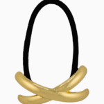Shoucka Golden Cross Hair Tie | Minimalist & Modern Hair Accessory