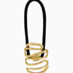 Shoucka Golden Spiral Hair Tie | Modern & Statement Hair Accessory