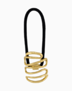 Shoucka Golden Spiral Hair Tie | Modern & Statement Hair Accessory
