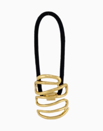 Shoucka Golden Spiral Hair Tie | Modern & Statement Hair Accessory