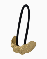Shoucka Gold Molten Texture Cuff Hair Tie | Unique Artistic Accessory
