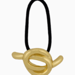 Shoucka Golden Knot Hair Tie | Modern & Artistic Hair Accessory