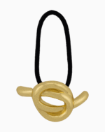 Shoucka Golden Knot Hair Tie | Modern & Artistic Hair Accessory