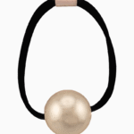`Shooka Minimalist Hair Tie with Large Matte Gold Sphere