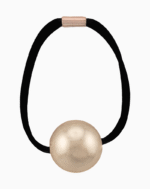 `Shooka Minimalist Hair Tie with Large Matte Gold Sphere