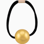 `Shooka Minimalist Hair Tie with Large Matte Gold Sphere