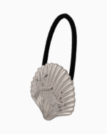 Shoucka Silver Seashell Hair Tie with Crystal Starfish | Sparkly Nautical Accessory