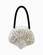 Shoucka Silver Seashell Hair Tie with Crystal Starfish | Sparkly Nautical Accessory
