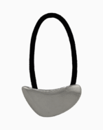 Shoucka Modern Crescent Silver Hair Tie | Minimalist & Chic Hair Accessory