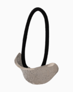 Shoucka Silver Stone Texture Cuff Hair Tie | Modern Chic Accessory